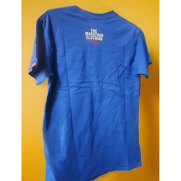 NWT The Marathon Clothing Crenshaw Tshirt Blue Small B7 Excellent New Hip Hop - Picture 4 of 5